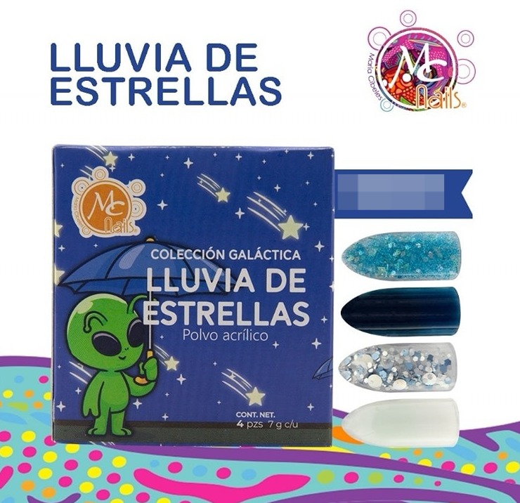 MC coleccion galactica lluvia de estrellas 4 pz